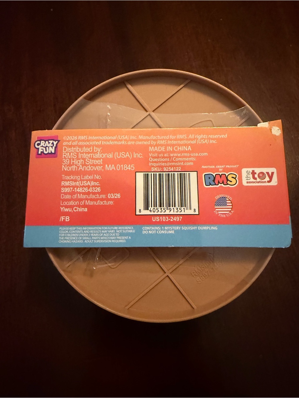 RMS Mystery Dumpling - Sunset Edition - from Five Below - unopened w org plastic - Picture 2 of 2